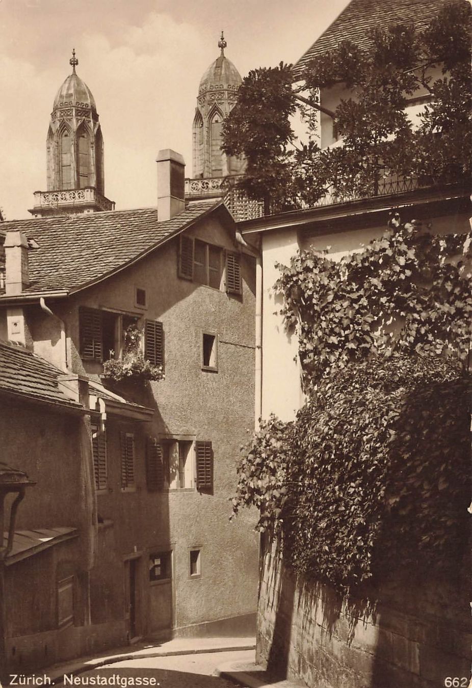 Cartoline postali: Zürich, Neustadtgasse – Usato da Schwyz venduto da Seffi56