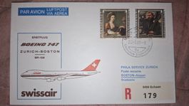 Swissair Zürich - Boston 28.03.1983