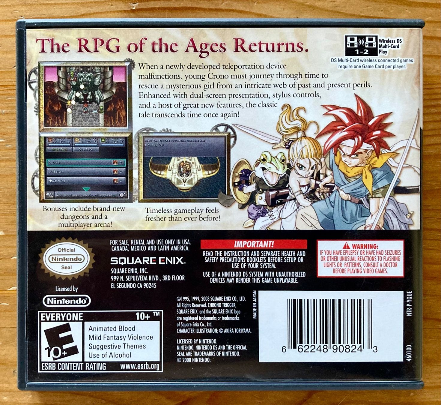 Nintendo Giochi: Rarität: Chrono Trigger - Nintendo DS – Nuovo (secondo la descrizione) da Zürich venduto da Djmotionch 4