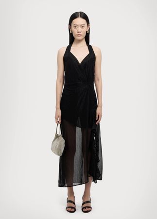 Iro robe noire Ussona, taille 38, neuve avec étiquette