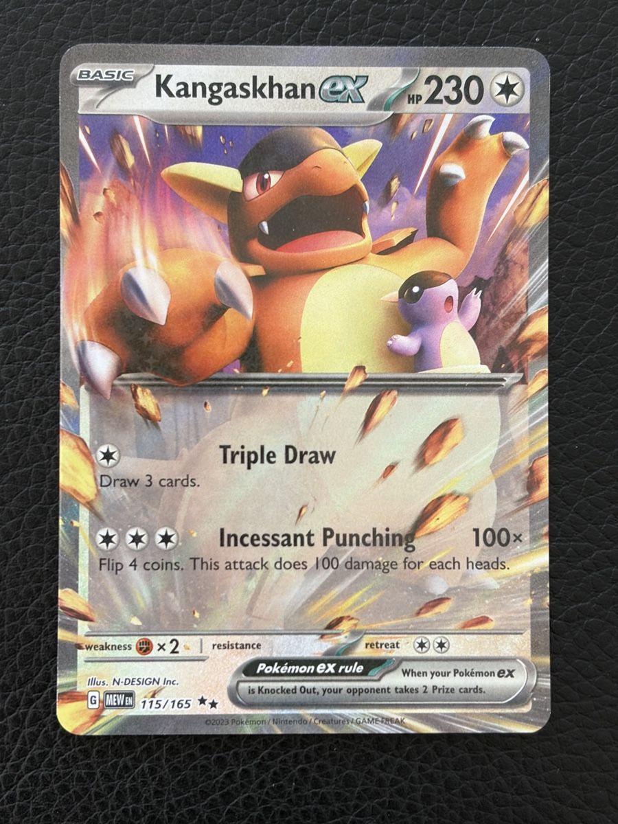 Pokémon Sammelbilder & Trading cards: Kangaskhan ex 115/165 – Gebraucht aus Hettlingen von SanCor7206