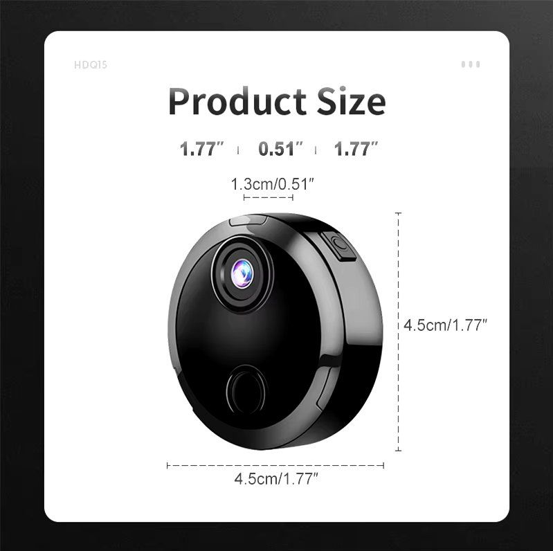 Videocamere: Mini Kamera Wireless Smart HDQ15 Nachtsicht 1080P – Nuovo e nell'imballaggio originale da Zuchwil venduto da Beppe_25.3 1
