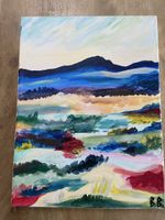 📌 Gemälde Acryl auf Leinwand abstrakt Landschaft 2020 B. B.