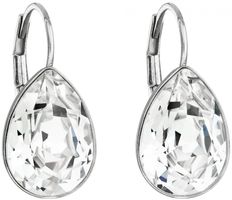Ohrringe versilbert Primero Crystals 14 mm