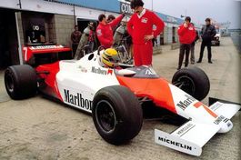 McLaren MP4/1C Ayrton Senna F1 Test Silverstone 1983 1:18