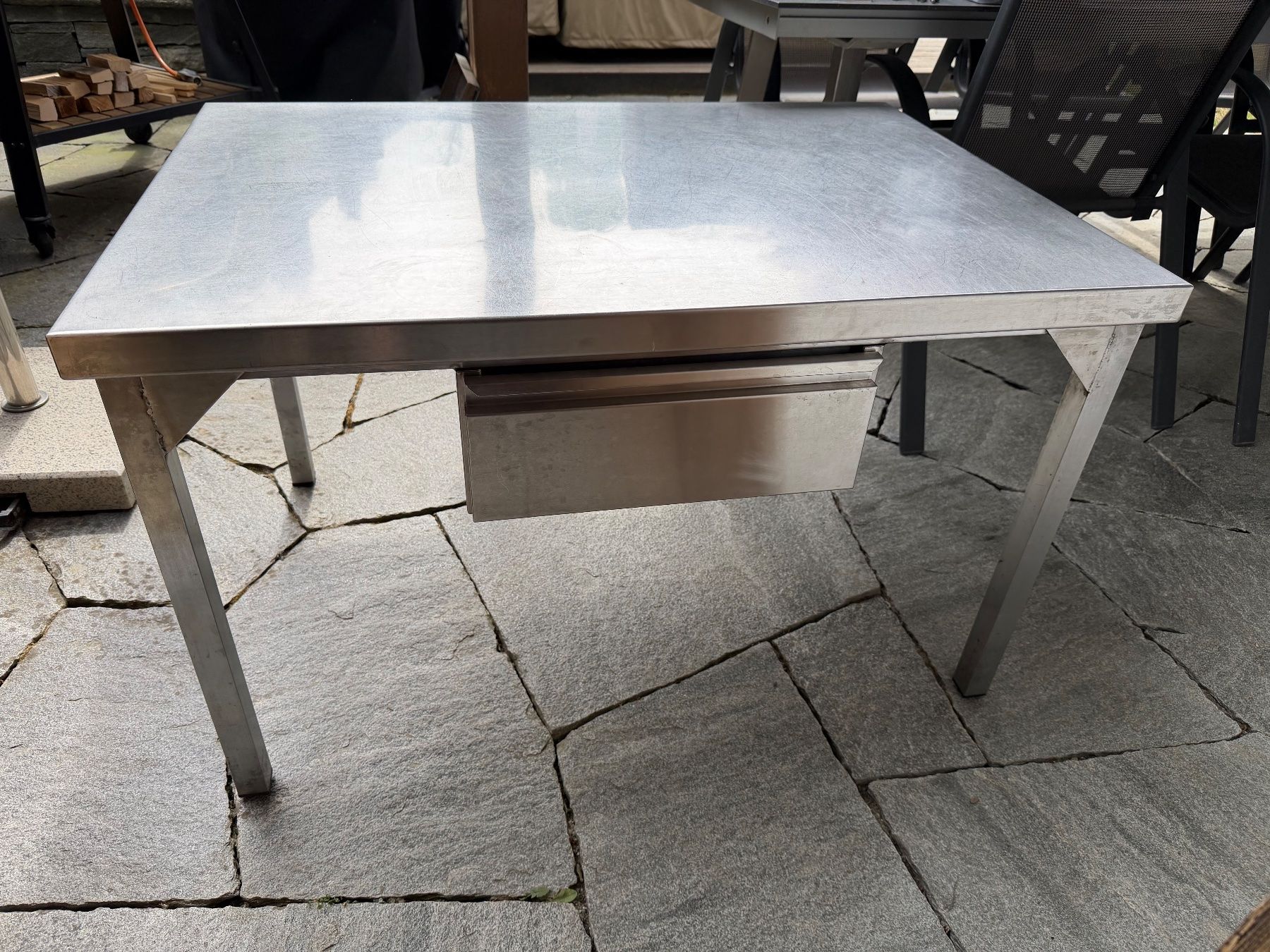 Tavoli: Arbeitstisch (Chromstahl – Usato da Oetwil am See venduto da Chris885