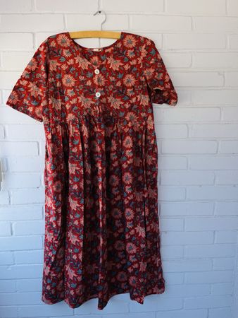 Women's Handblock Cotton Dress – Stylish & Breathable
