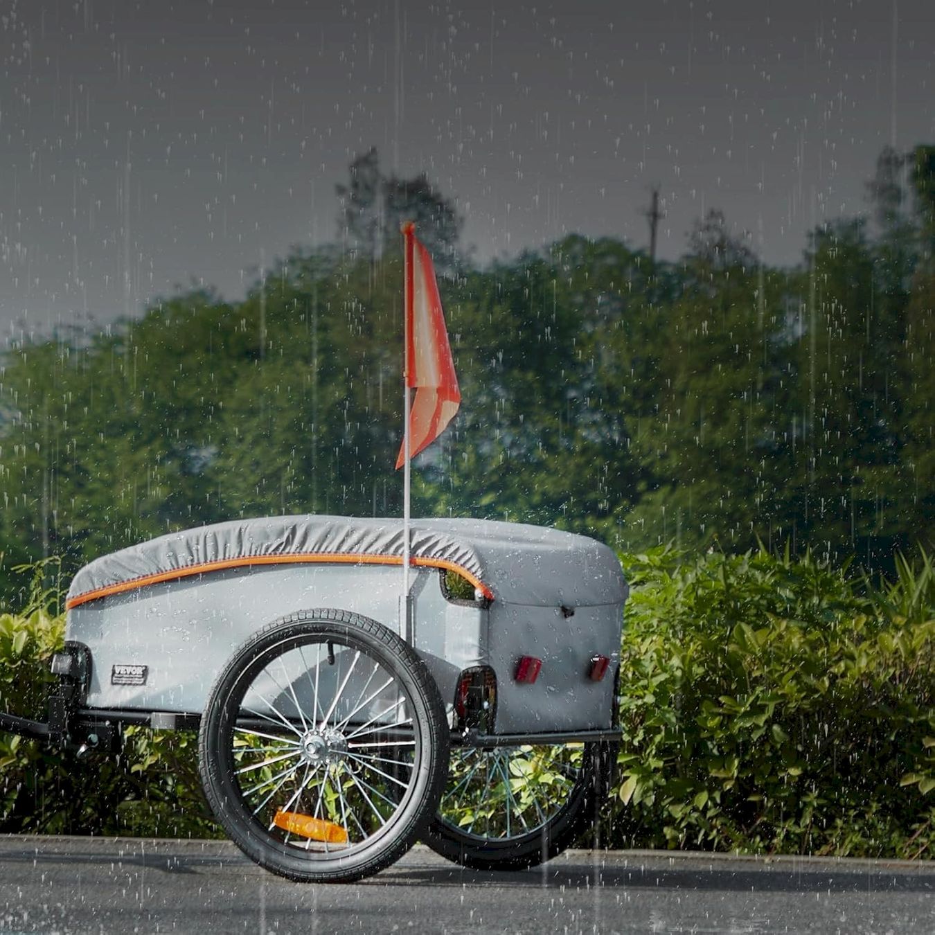Rimorchi per biciclette: VEVOR Fahrradanhänger 45kg – Nuovo e nell'imballaggio originale da Bottighofen venduto da zaap 6