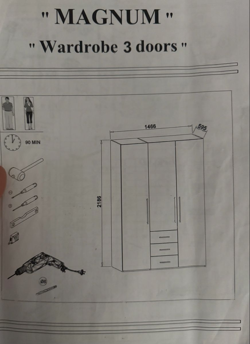 Schränke: magnum 3 door wardrobe – Gebraucht aus Winterthur von RN-789 5