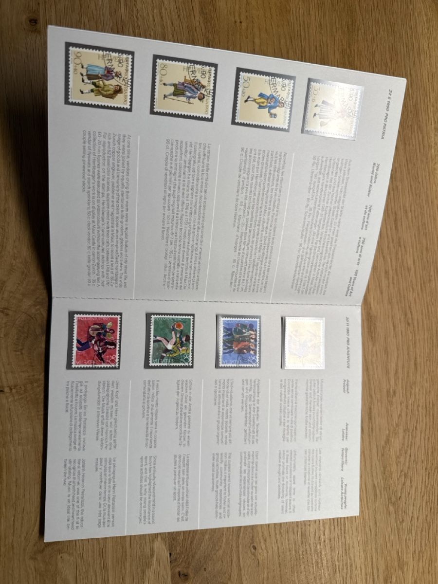 Alle Briefmarken: Briefmarken Schweiz Jahrbuch 1990 – Neu (gemäss Beschreibung) aus Steinhausen von Qualifly2022 1