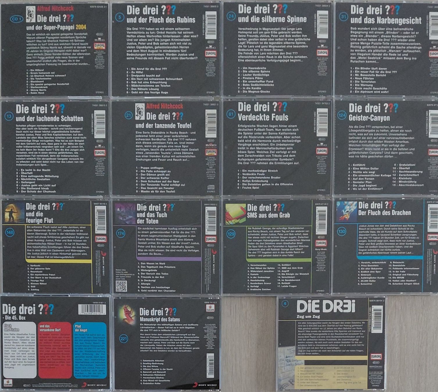 Audiolibri: Die drei Fragezeichen / 17 Abenteuer – Usato da Mellingen venduto da esteini4 1