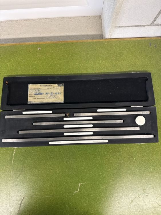 Jeu de cales étalon parallèles en coffret, occasion (Gebraucht) in ...