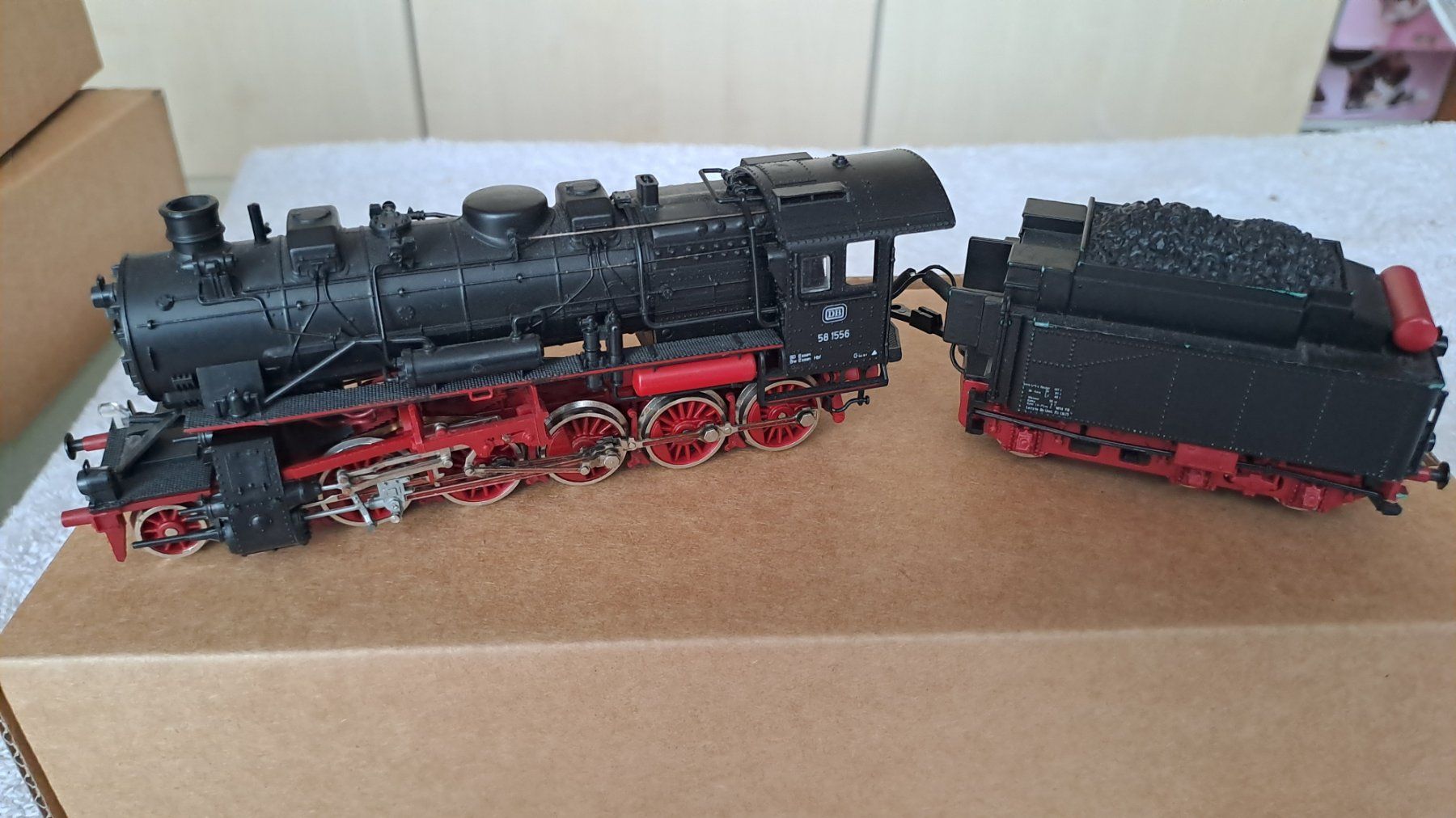 Roco Modellini di ferrovie: Roco DB Dampflok BR 58 H0 GL/28 – Usato da Winterthur venduto da Riebeli333
