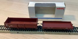 2x Märklin DB Güterwagen H0 AC 4602 + 4423 mit 1x OVP