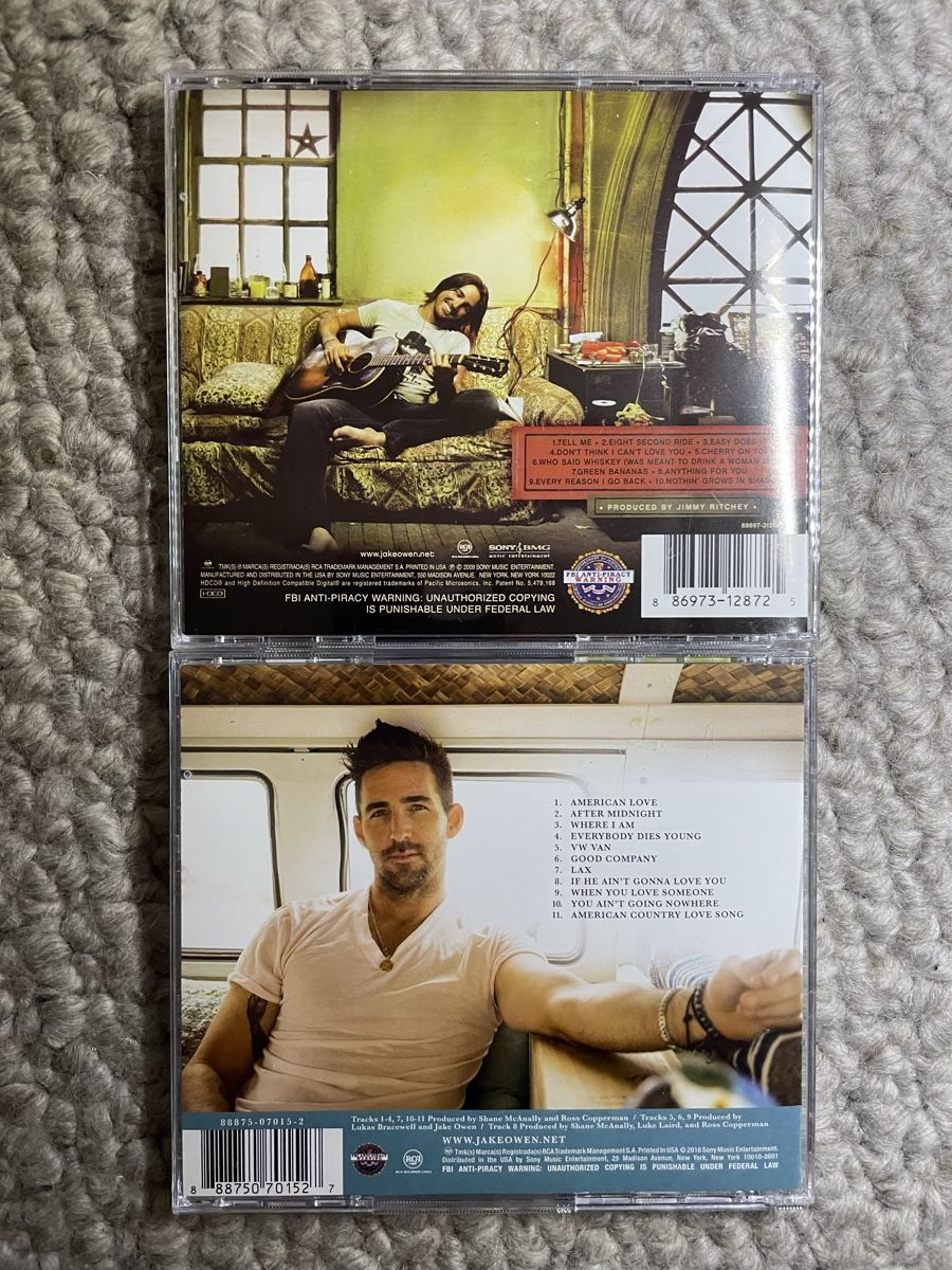 CDs: 2x Jake Owen – Gebraucht aus Reinach AG von trigger7811 1