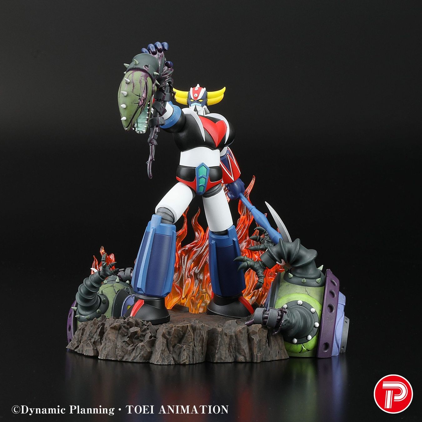 Statuette: Grendizer Scene Selection 01 Grendizer a cry of Victory 14cm – Nuovo e nell'imballaggio originale da St-Imier venduto da ATTAKSHOP 3
