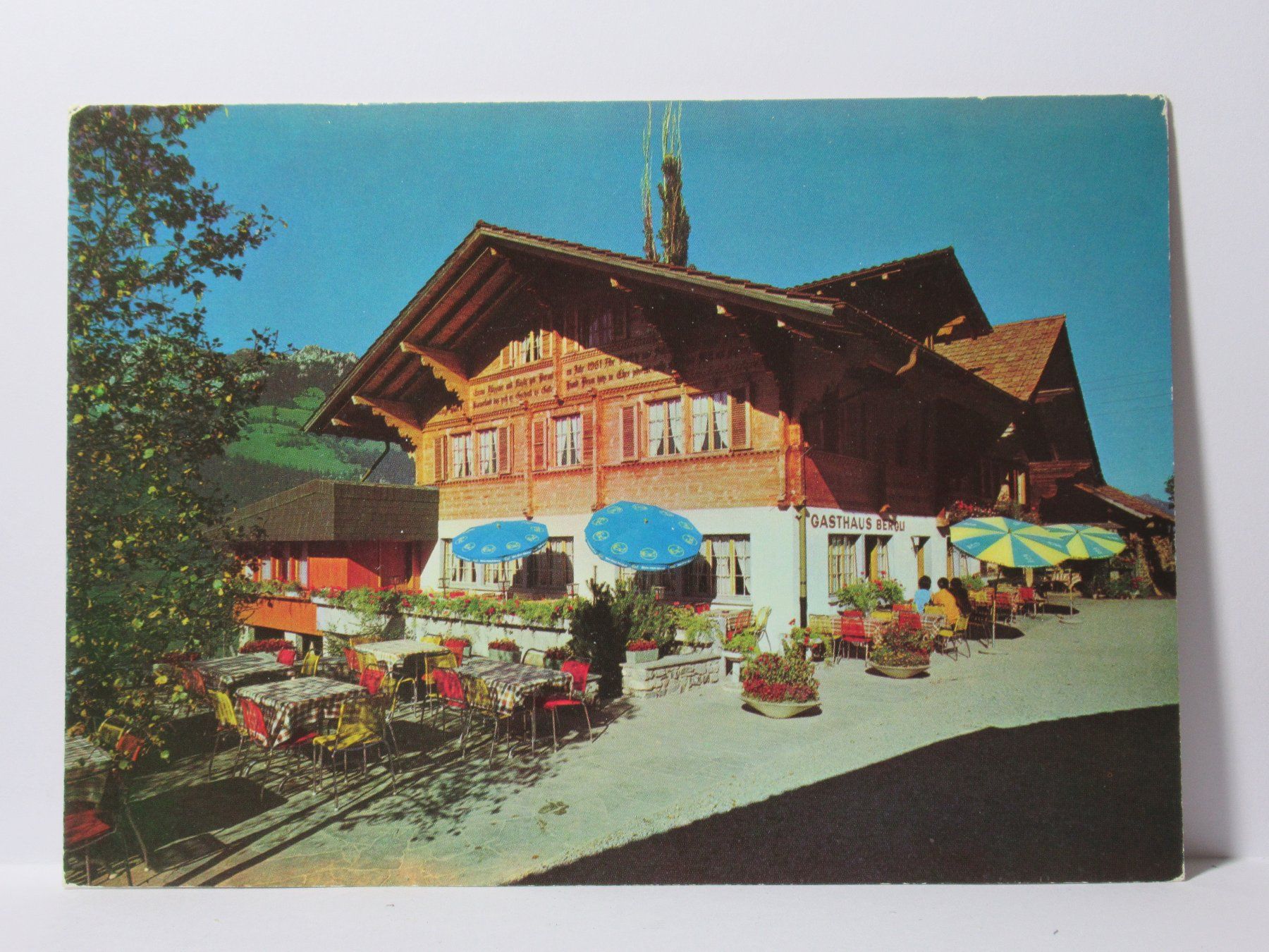 Ansichtskarten: Hotel - Restaurant Bergli , Diemtigen – Neu (gemäss Beschreibung) aus Grenchen von Bluemchen1900