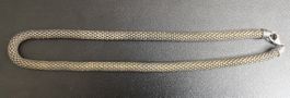 Halskette Silber 925 Milanaise- od. Mesh-Kette Schlauchkette