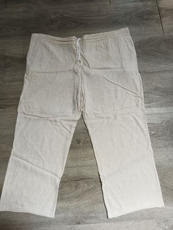 Hose mit Leinenanteil 48/50