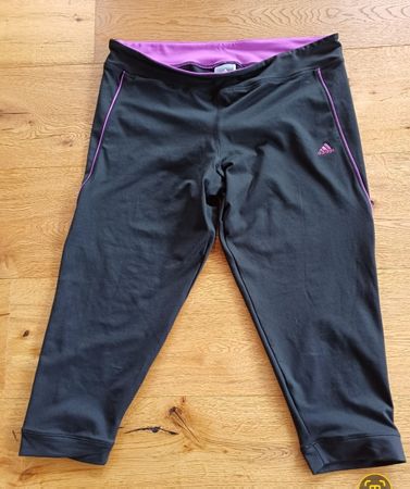 Adidas Fitness Caprihose, Gr. L, neuwertig