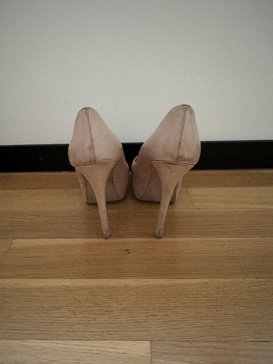 Scarpe da donna: Steve Madden, Wildleder Pumps, nude, Gr. 7.5 US – Usato da Zürich venduto da ele21 2