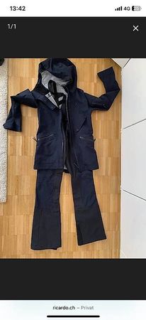 Skianzug Peak Performance blau/schwarz