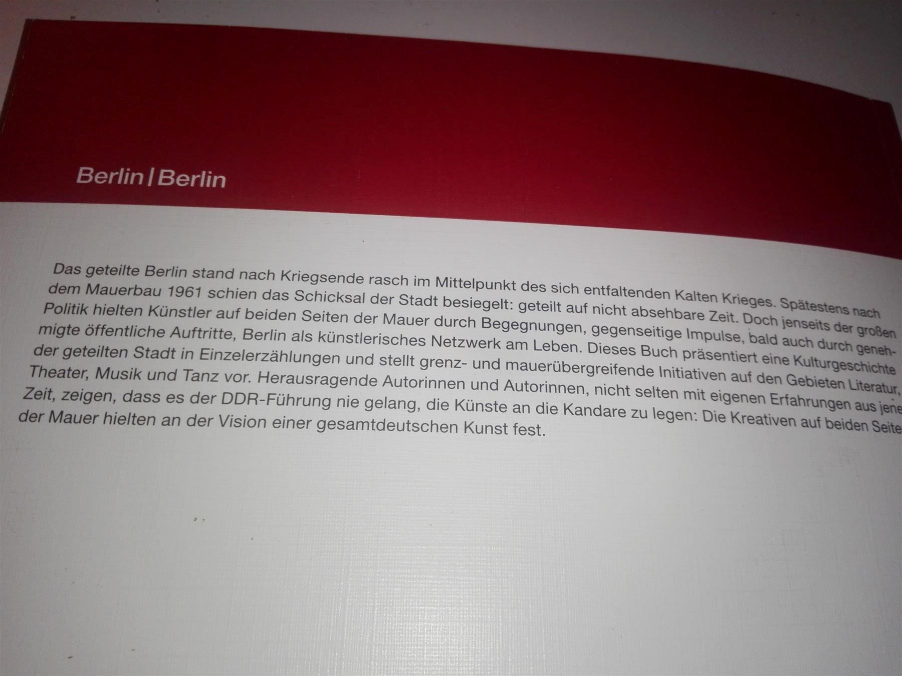 Libri: Berlin | Berlin - Kunststücke aus Ost & West – Usato da St. Gallen venduto da elkapone 8