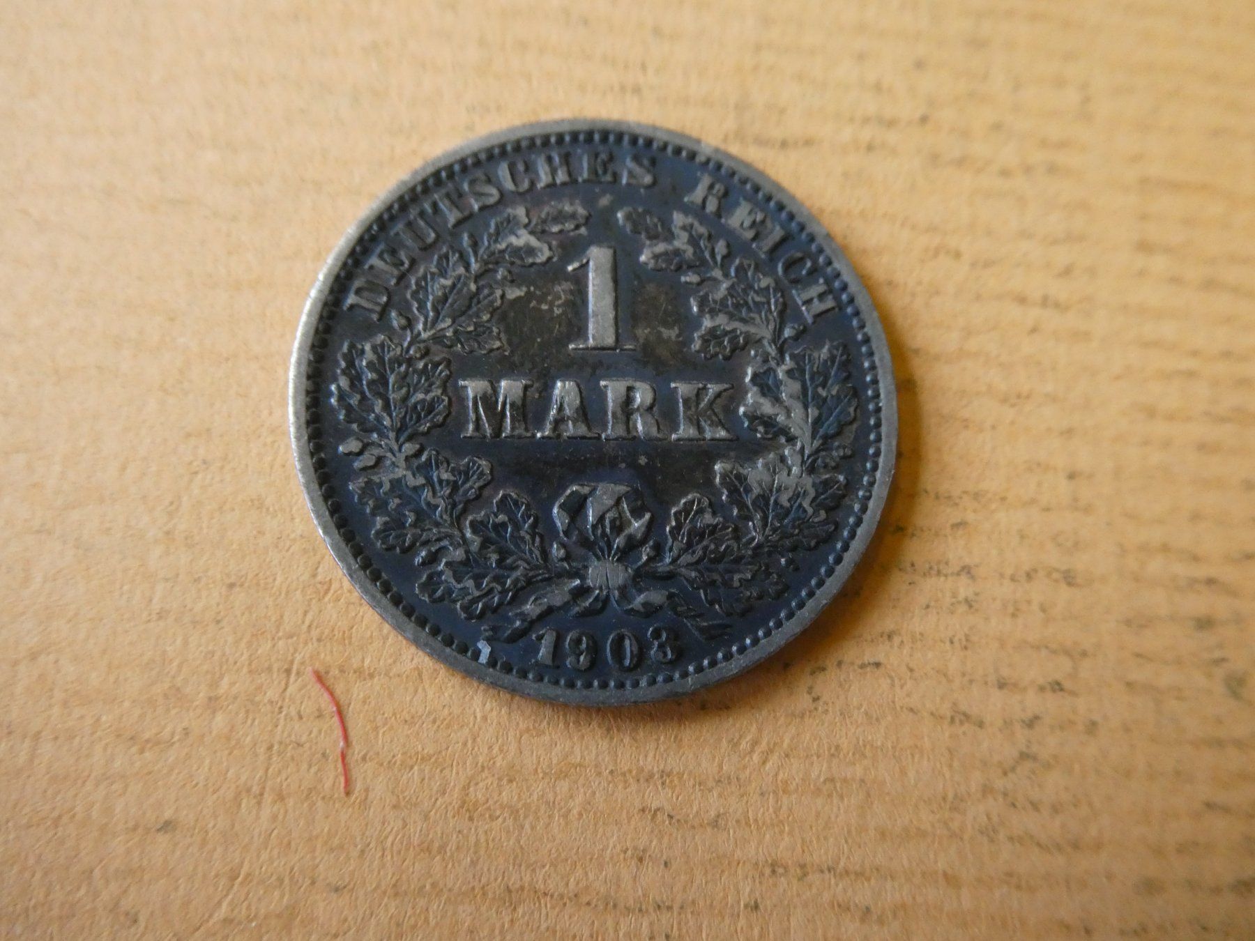 Alle Münzen: Dt. Reich 1903 J, 1 Silbermark – Gebraucht aus Hinterforst von Rohusri
