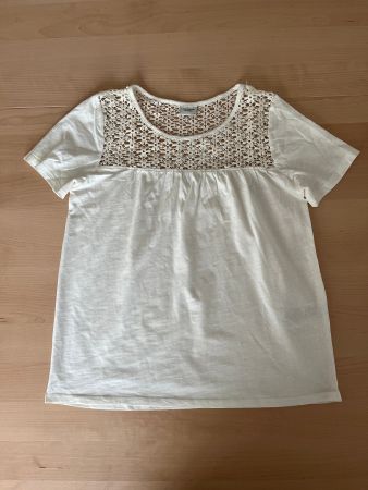 T-Shirt Crème à Broderie - Jacqueline de Yong