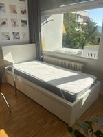 MALM Bettgestell, 2 Schubkästen, Lattenrost, Matratze