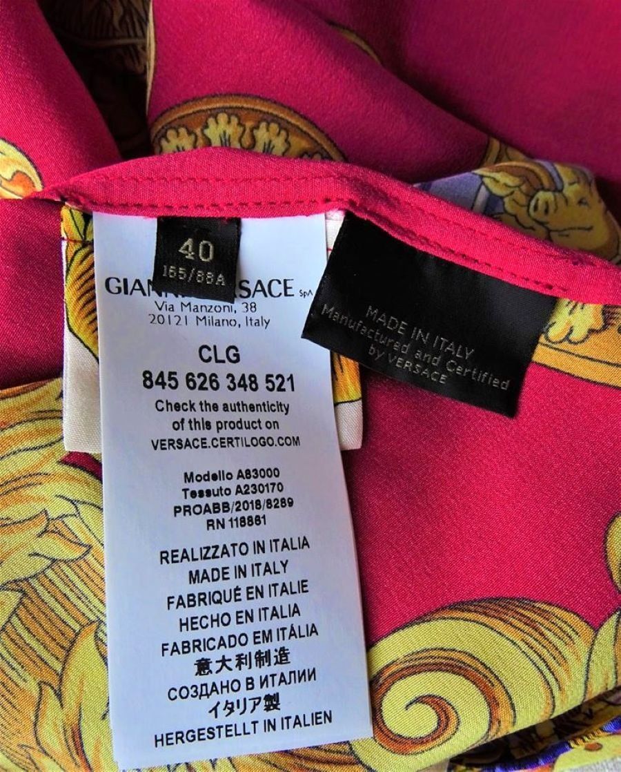 Versace Chemisiers: Versace Originale e Nuova! camicetta 100%seta!  taglia 40IT – Neuf avec emballage d'origine à Cadempino par vis_lpp9 4