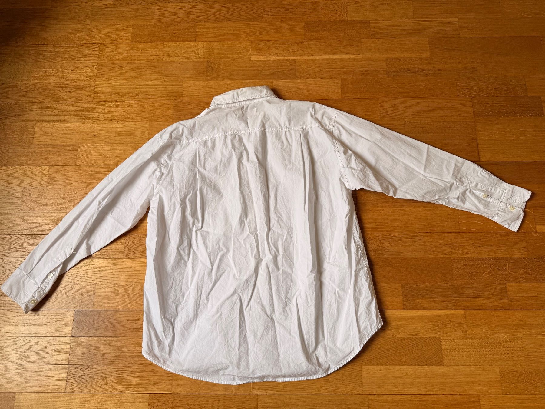 Camicie: Weisses Oversize Hemd Herren – Usato da Zürich venduto da Basilou98 4