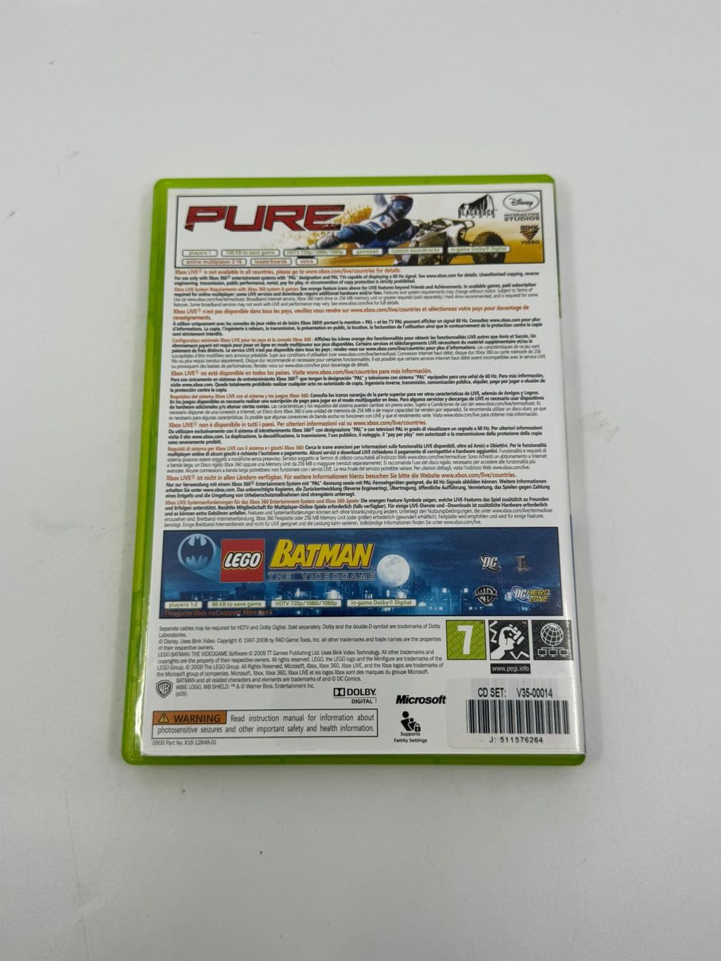 Giochi: Pure & Lego Batman (XBOX 360) – Usato da Herisau venduto da Seyashop1 2