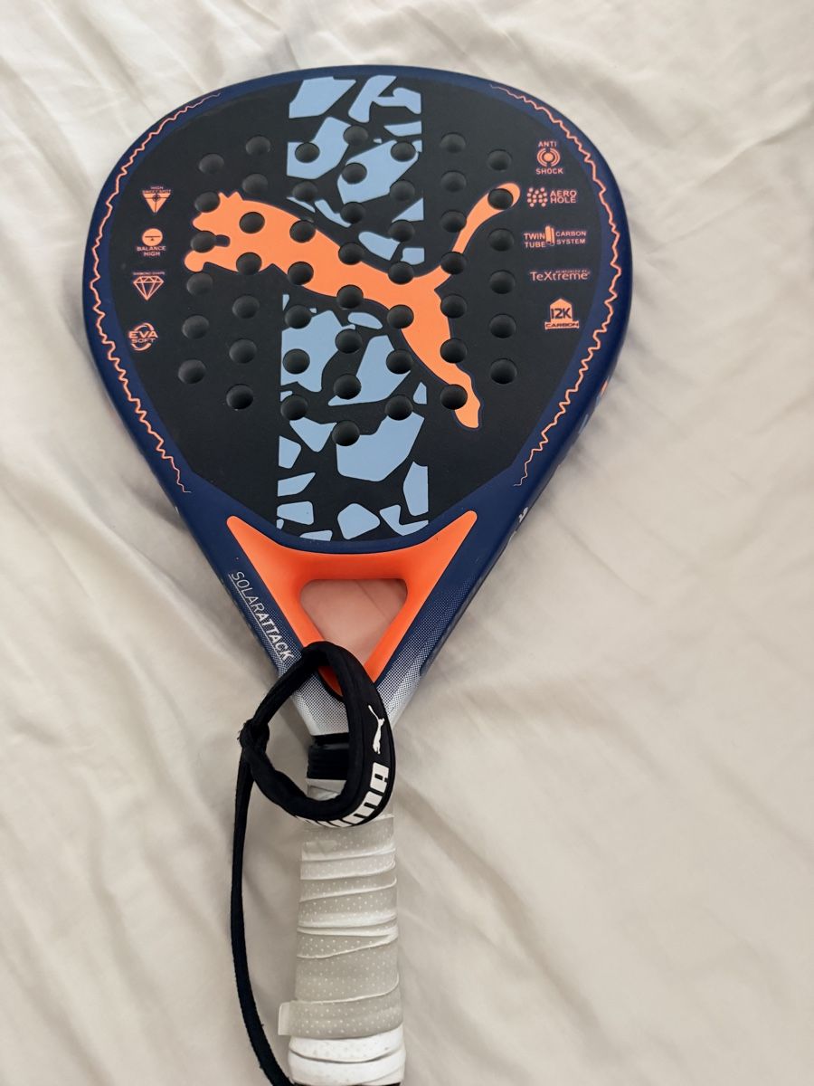 Puma Racchette: Padel Schläger Puma Navy Ultra Orange – Usato da Wettingen venduto da fapppio28 3