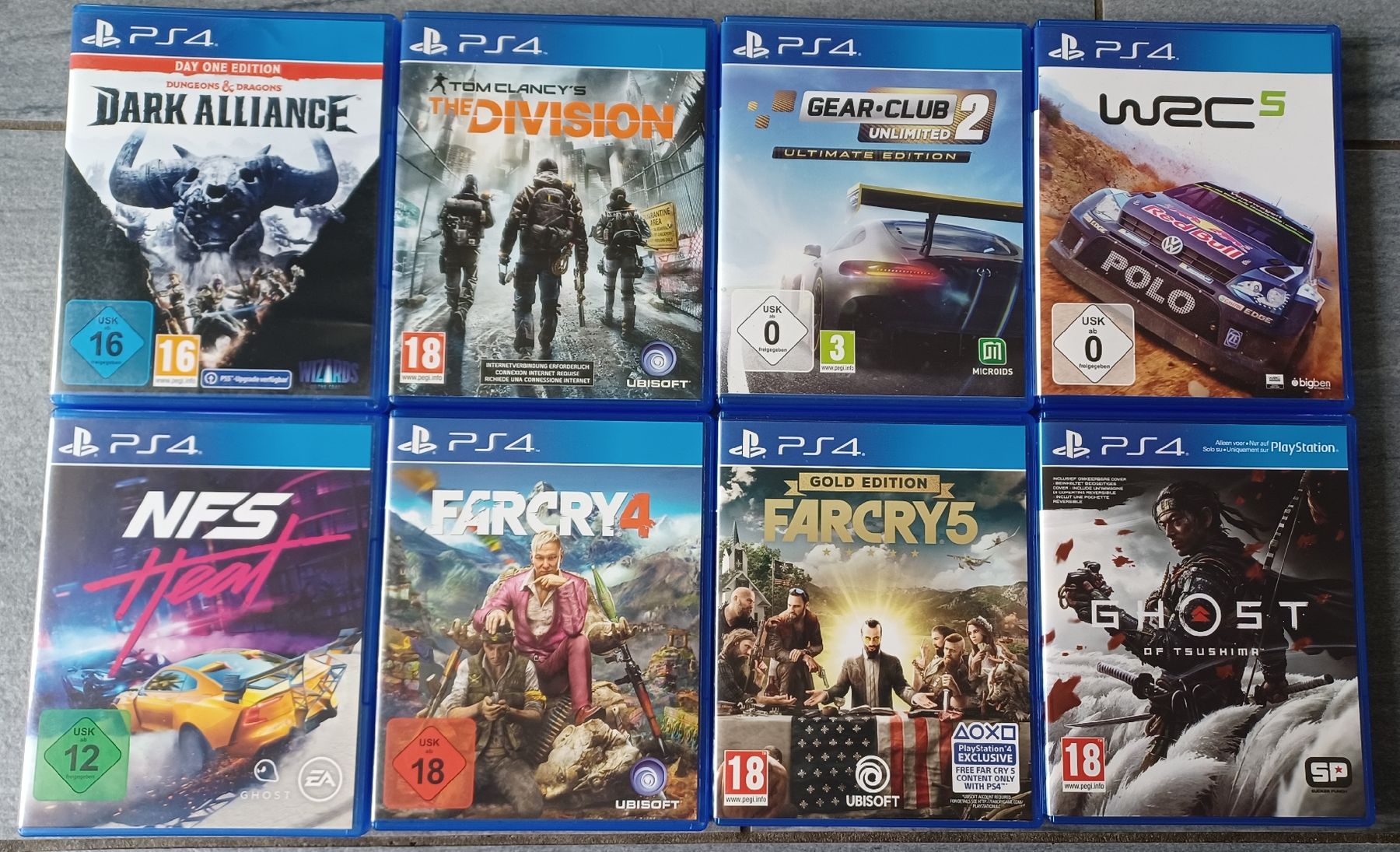 Giochi: PS4 Game Bundle 8x – Nuovo (secondo la descrizione) da Eggenwil venduto da Murmeltier87 1
