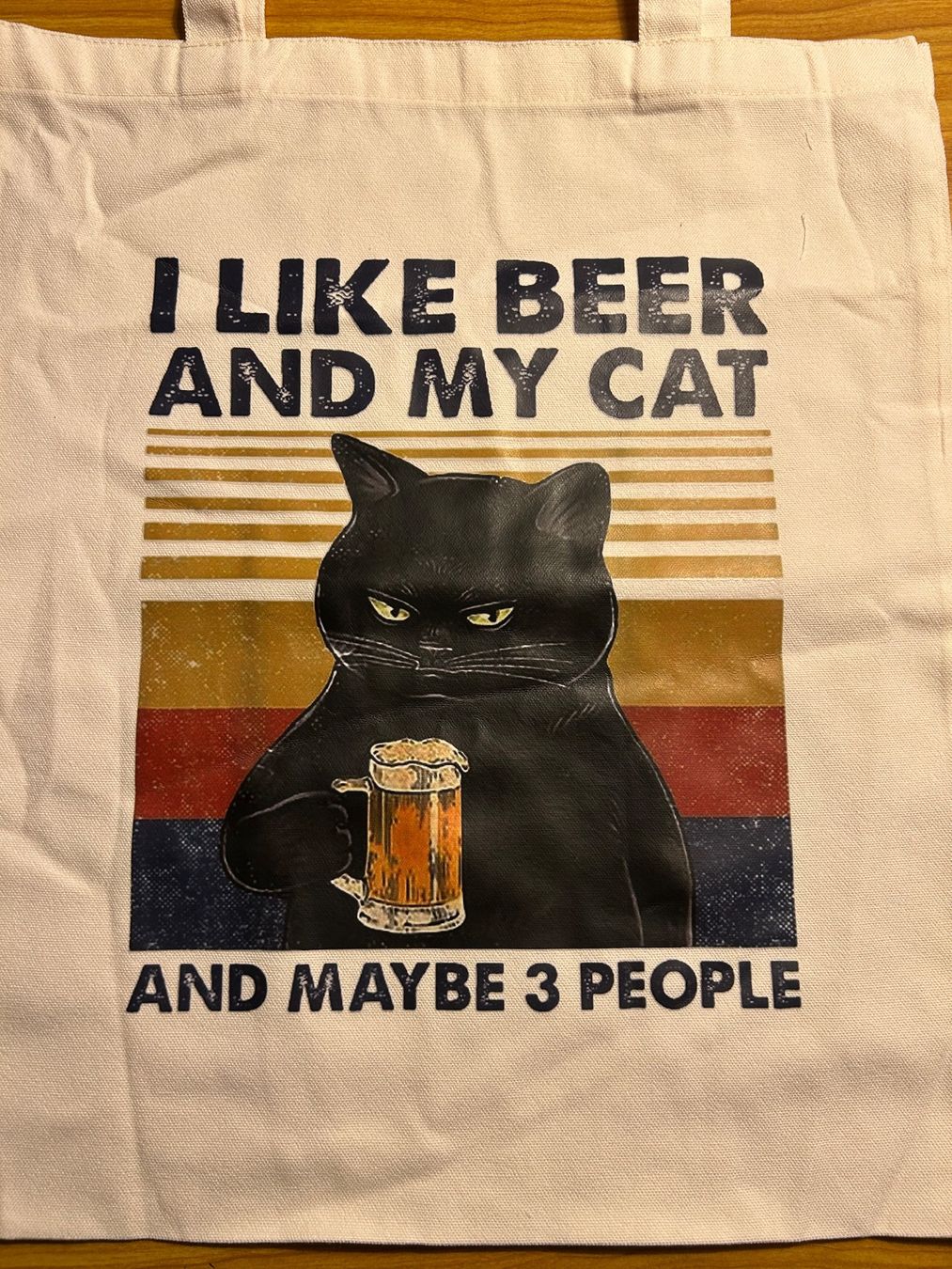 Borse: Tasche Tragetaschen Bier Cat Comic Katze Einkaufstasche – Nuovo (secondo la descrizione) da Steffisburg venduto da smocky17 1