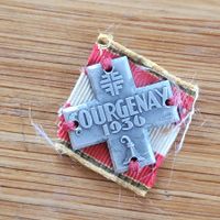 Médaille Ancien Insigne/Badge Suisse Courgenay 1936