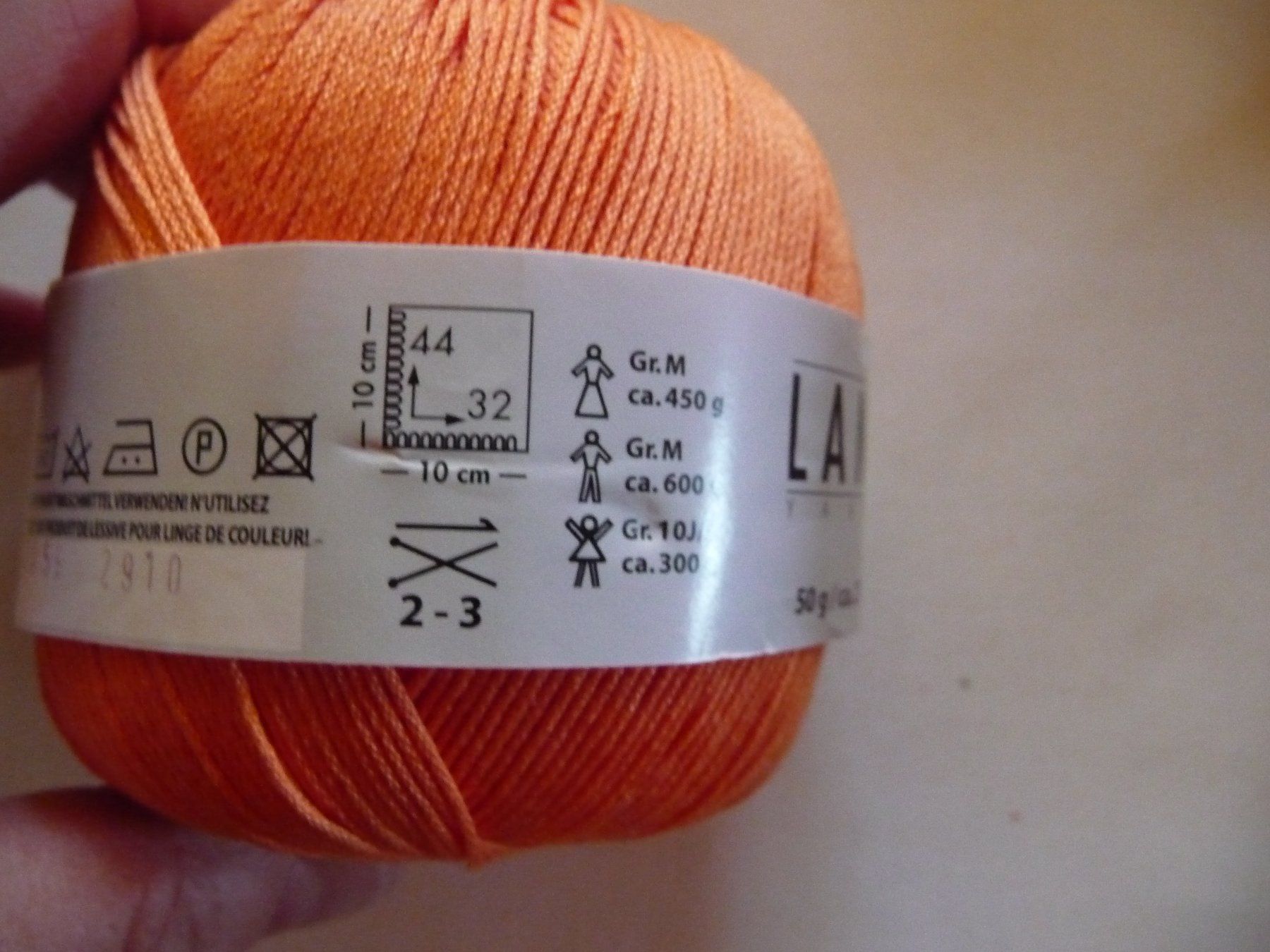 Lang Yarns Wolle: 3 Knäuel Marisa Baumwolle – Neu (gemäss Beschreibung) aus Kirchberg BE von lavendel02 2