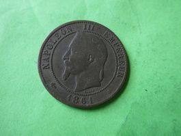 Frankreich 1861, 10 Centimes