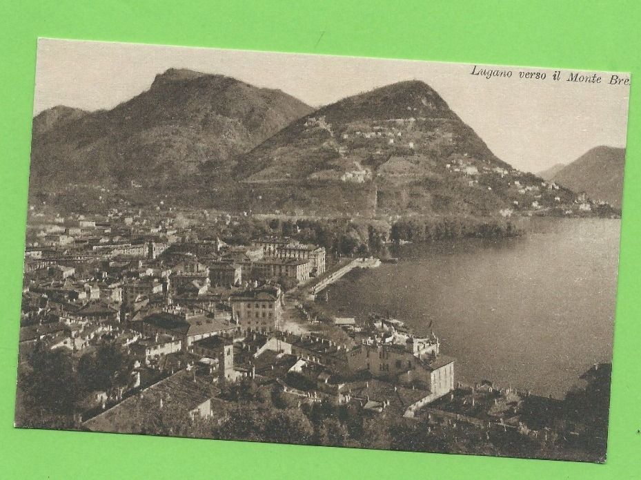 Cartoline postali: Lugano verso il Monte Bre – Nuovo (secondo la descrizione) da Zürich venduto da t24_de