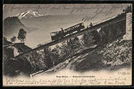 Rigi-Bahn, Motiv der Schnurtobelbrücke