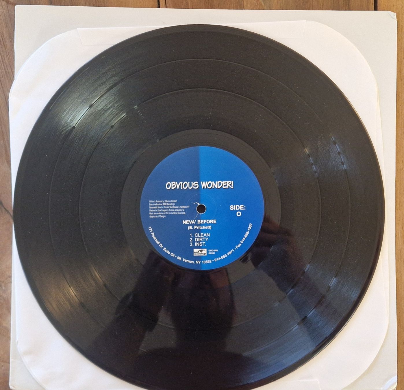 Dischi in vinile: Rap Vinyl Obvious Wonder – Usato da Winterthur venduto da ClaudioClaud 1