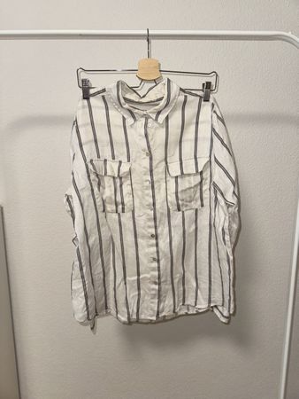 Sommerliche Bluse gestreift Gr. 40
