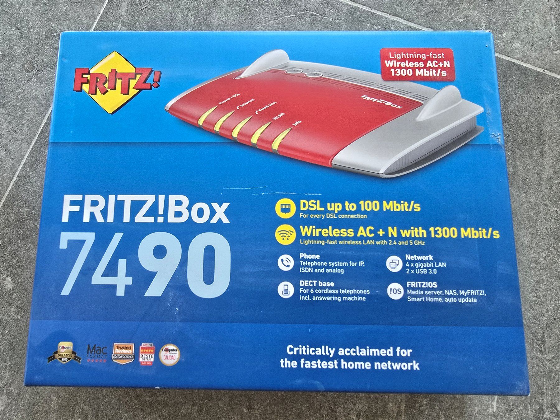 Avm Modems & Routeurs: Fritz!Box 7490 neu – Neuf avec emballage d'origine à Olten par Triologyblue