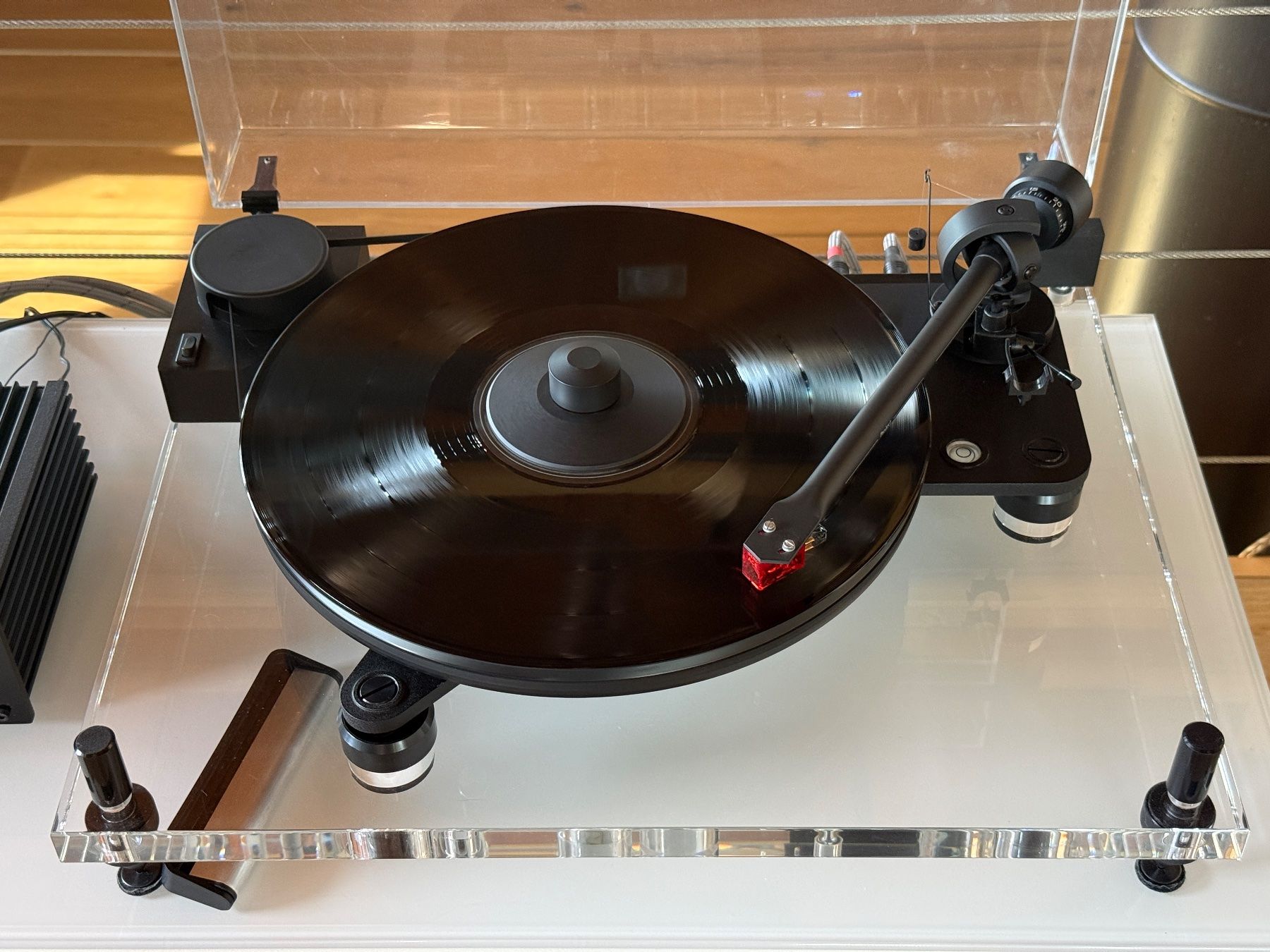 Pro-ject Giradischi: PRO-JECT Perspective Plattenspieler - ACRYL - Design Klassik – Usato da Berg SG venduto da elcapitan02 1