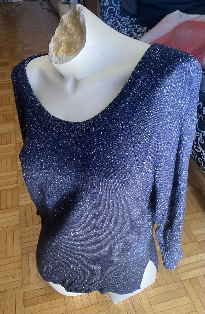 Maglioni & Felpe: Pulli 3/4 Ärmel mit GoldFaden💫 – Nuovo (secondo la descrizione) da Langenthal venduto da flower101 2
