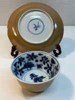 China Kangxi Porzellan Tasse Untertasse antik markiert