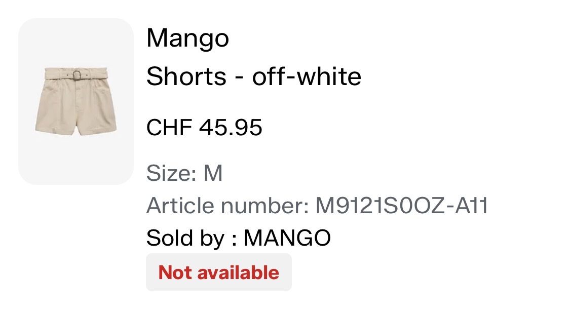 Mango Pantaloni: Mango shorts – Nuovo (secondo la descrizione) da Lausanne venduto da NoraPlethora 3