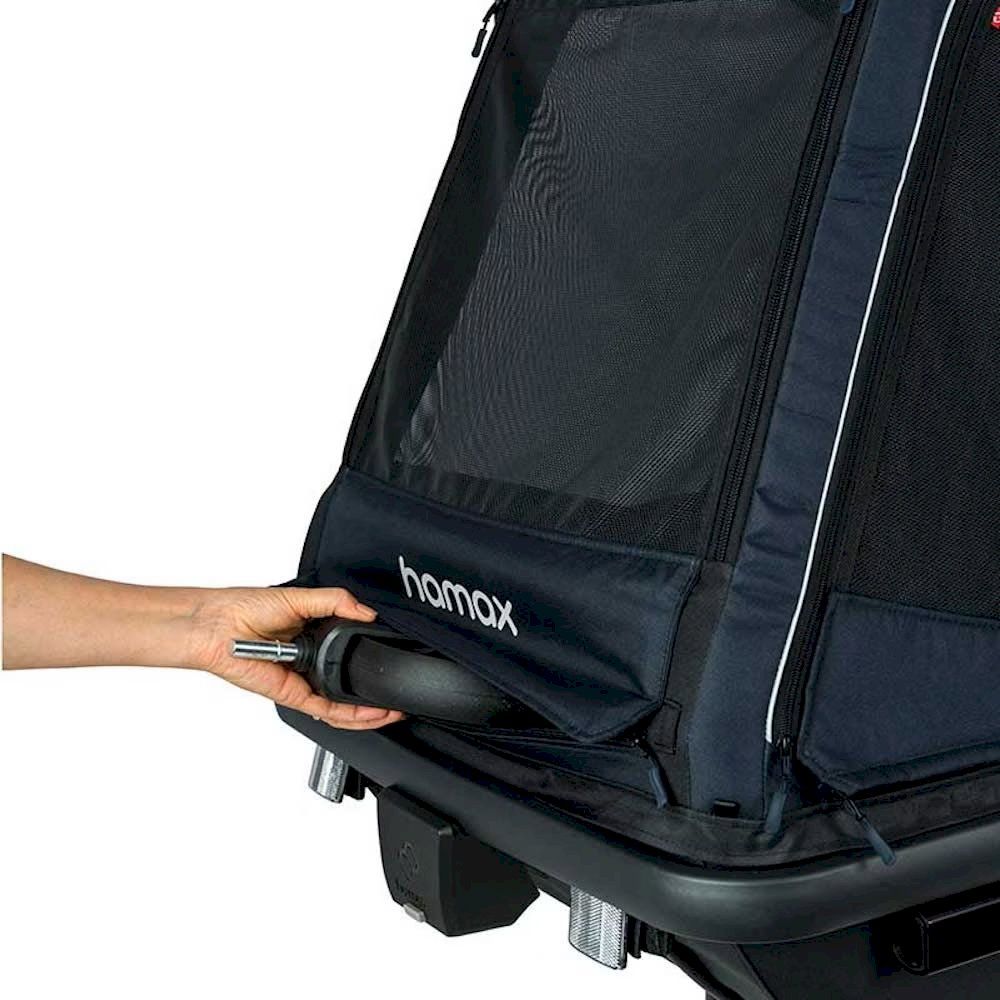 Rimorchi per biciclette: Hamax Pluto L Hundeanhänger blau/schwarz – Nuovo e nell'imballaggio originale da Bottighofen venduto da zaap 4