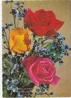 Blumen-Grusskarte